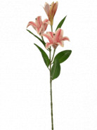 Umelý kvet ľalia Lily ružová 70 cm
