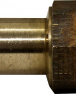 EFFEBI - PRESS Unico - Prechodka s vnútorným závitom a jedným zásuvným koncom bronz V 15x1/2", RKF272-041500