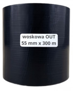 Termotransferová fólia 55mmx300m, Vosková OUT, Black