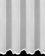 EUROFIRANY Záclona Kara, na krúžky, 300 x 145 cm, biela