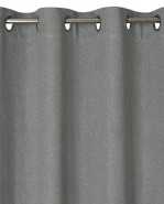 EUROFIRANY Záves LIDIA na krúžky 140x250 cm sivý