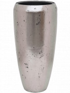Kvetináč Opus Raw Partner silver strieborný ( s vnutrom) 31x65 cm