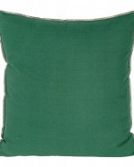EUROFIRANY Obliečka na vankúš ľanová zelená 45x45cm