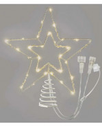 EMOS Hviezda vianočná LED teplá biela
