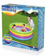 Bestway Detský nafukovací bazén dúhový 1,57 x 0,46  m