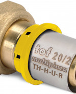 TOF-MP GAS PRESS Ms šróbenie PEX-AL-PEX s maticou F1/2"x16mm, hrúbka rúry 2mm, G18GG40400