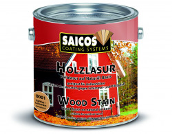 Exteriorová olejová lazúra Saicos Holz-lasur, 2,5 l