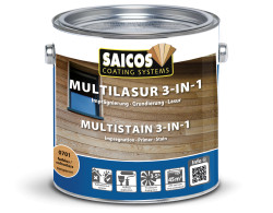Exteriorová lazúra Saicos Multilasur 3v1, 2,5 l