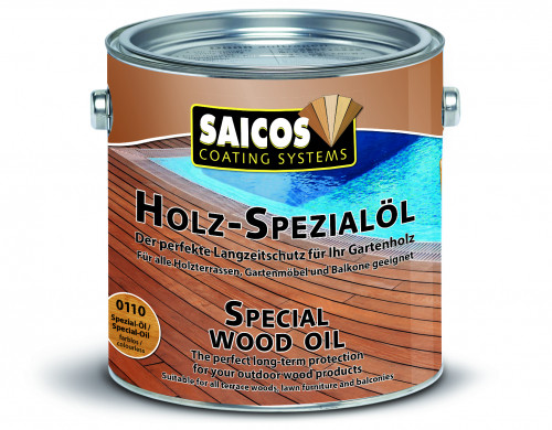 Terasový olej Saicos Holz-spezialol, 2,5 l
