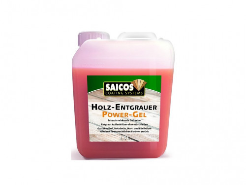 Odstraňovač šedi na fasády Saicos HOLZ-ENTGRAUER Power gel - 1I