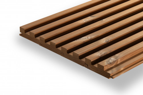 Lamelový obklad 3D VUONO 26x88, THERMO, Severská borovice, I. Třída