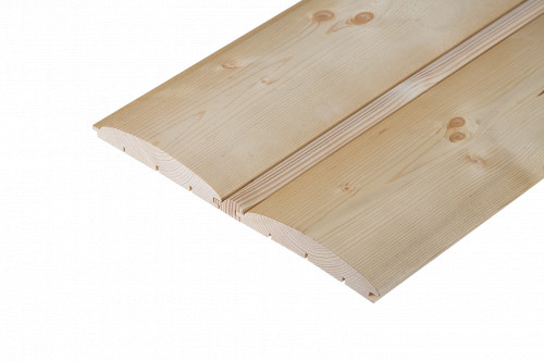 Zrubový profil s hladkou dušou, 30x230, Smrek