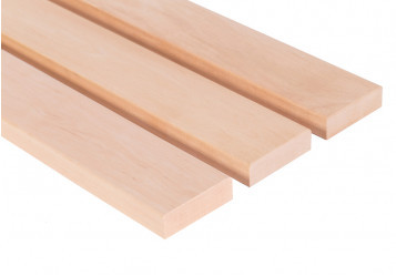 Lavičkový profil JELŠA 28x90mm, A kvalita 