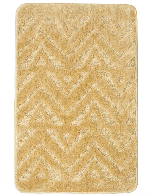 Koupelnový kobereček Classic 2 béžový, trojúhelníky