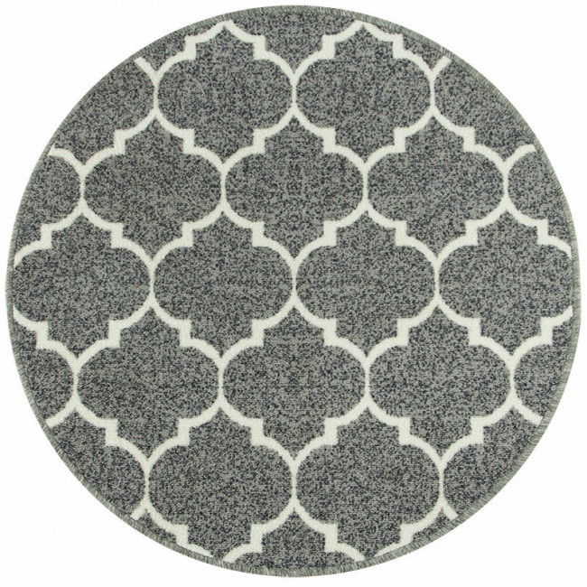 Protiskluzový koberec clover světle šedý
