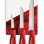 Sada nožů WÜSTHOF - univerzální červené, 3 ks