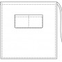 Kuchařská zástěra nízká s kapsou EGOchef - různé vzory