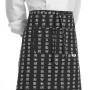 Kuchařská zástěra nízká s kapsou EGOchef - různé vzory