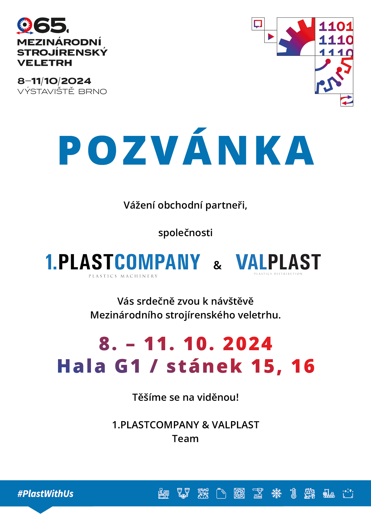 MSV 2024 - pozvánka, 8.-11.10.2024