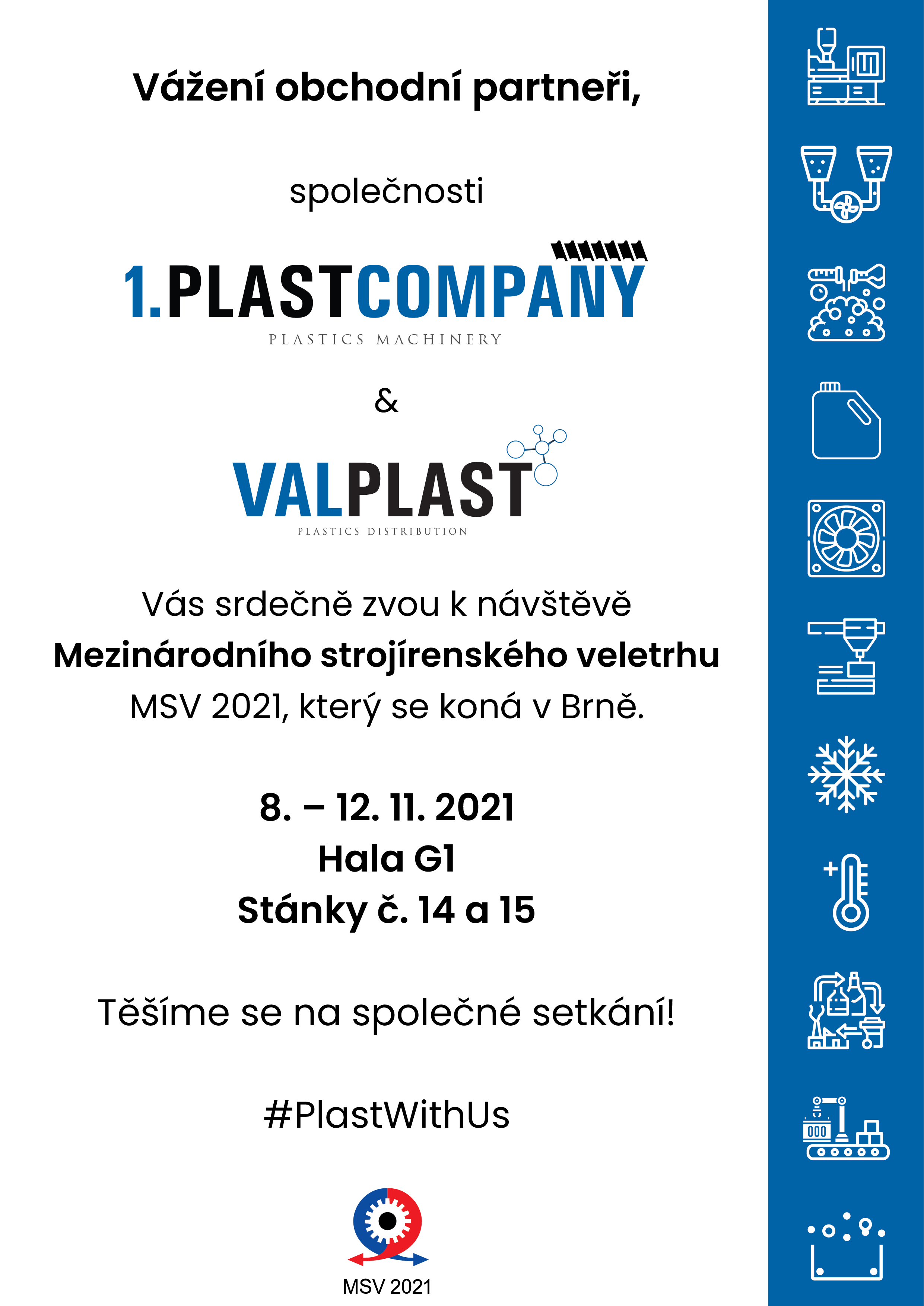 Mezinárodní strojírenský veletrh 8. - 12. 11. 2021