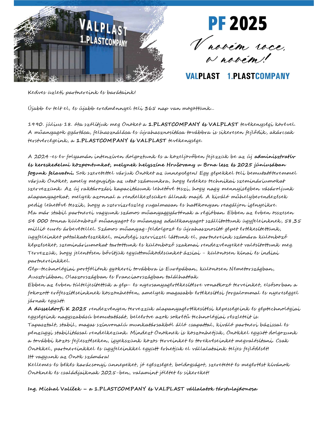 Karácsonyi Üzenet 2024
