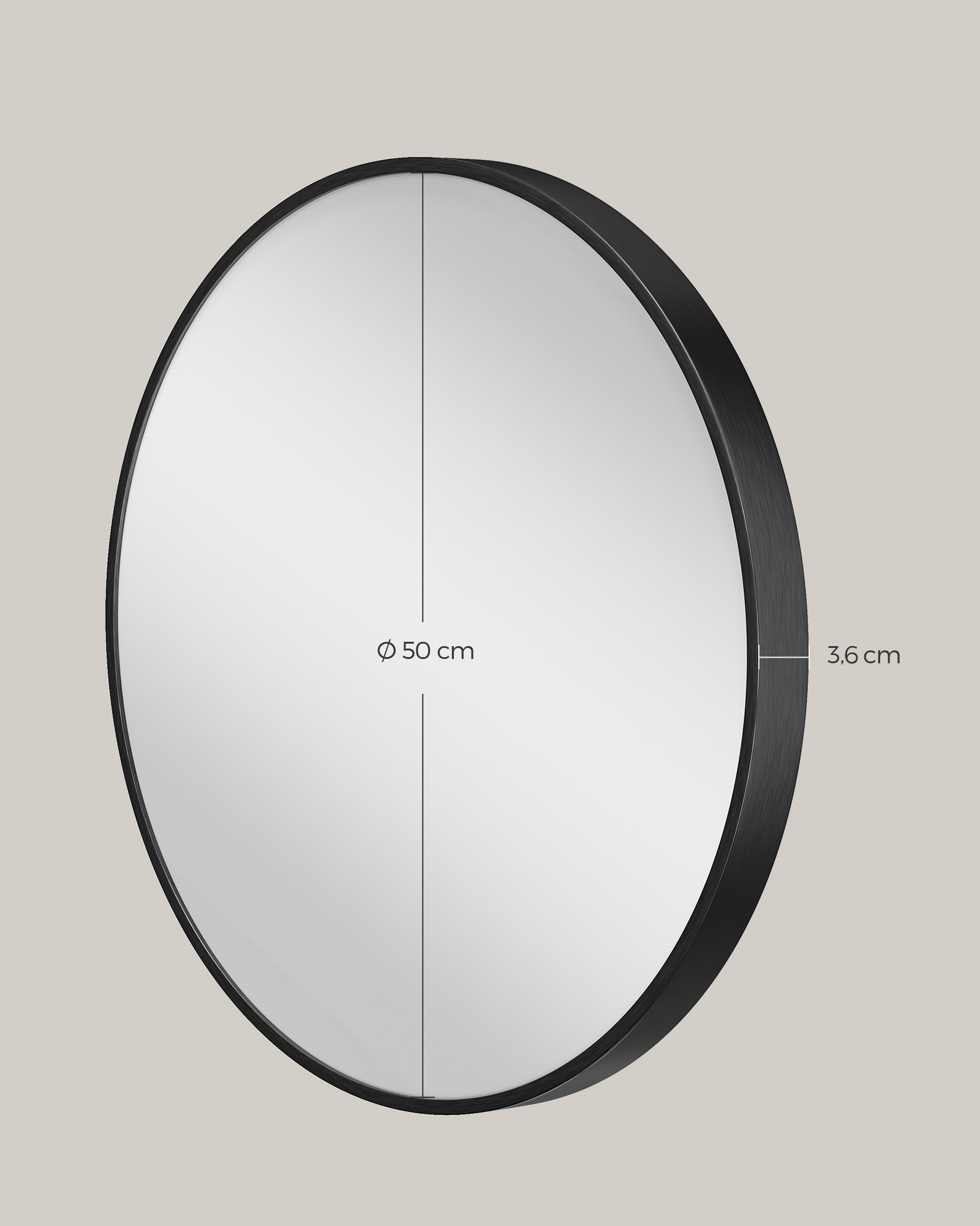 Zrkadlo 50 cm LWM101B01