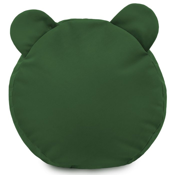 Plyšová podnožka TEDDY tmavo zelená