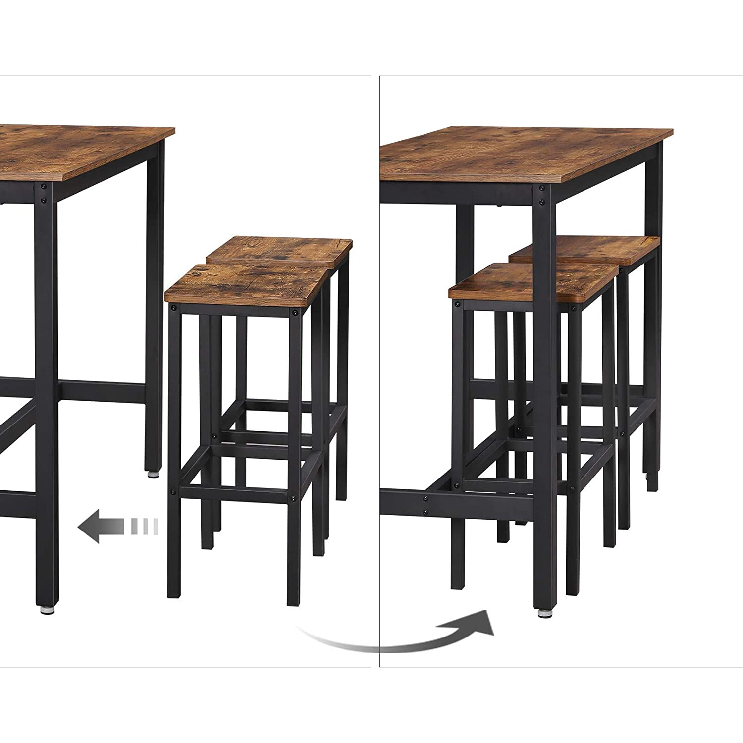 Barový stôl so stoličkami LBT15X