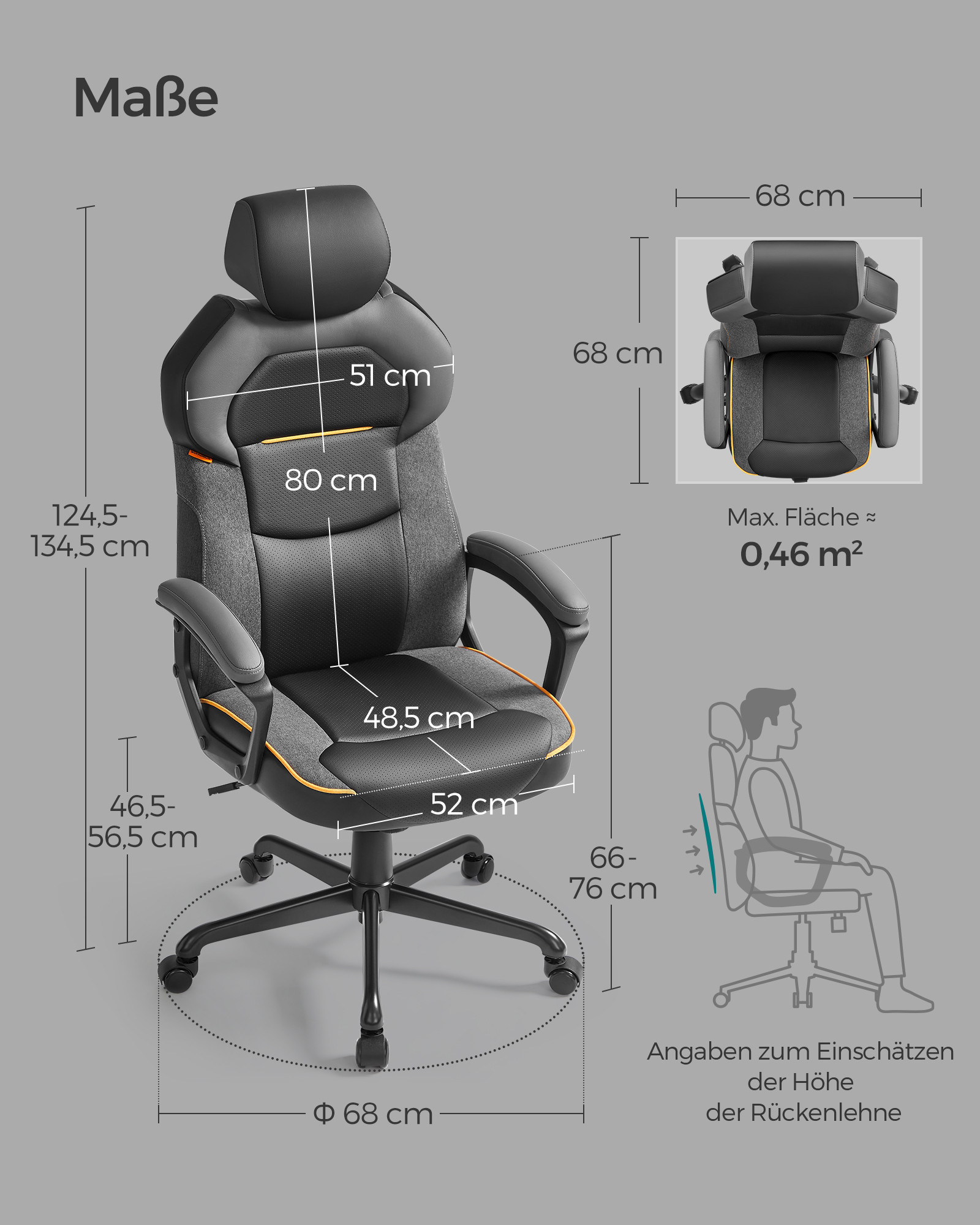 Kancelářská židle OBG066B01