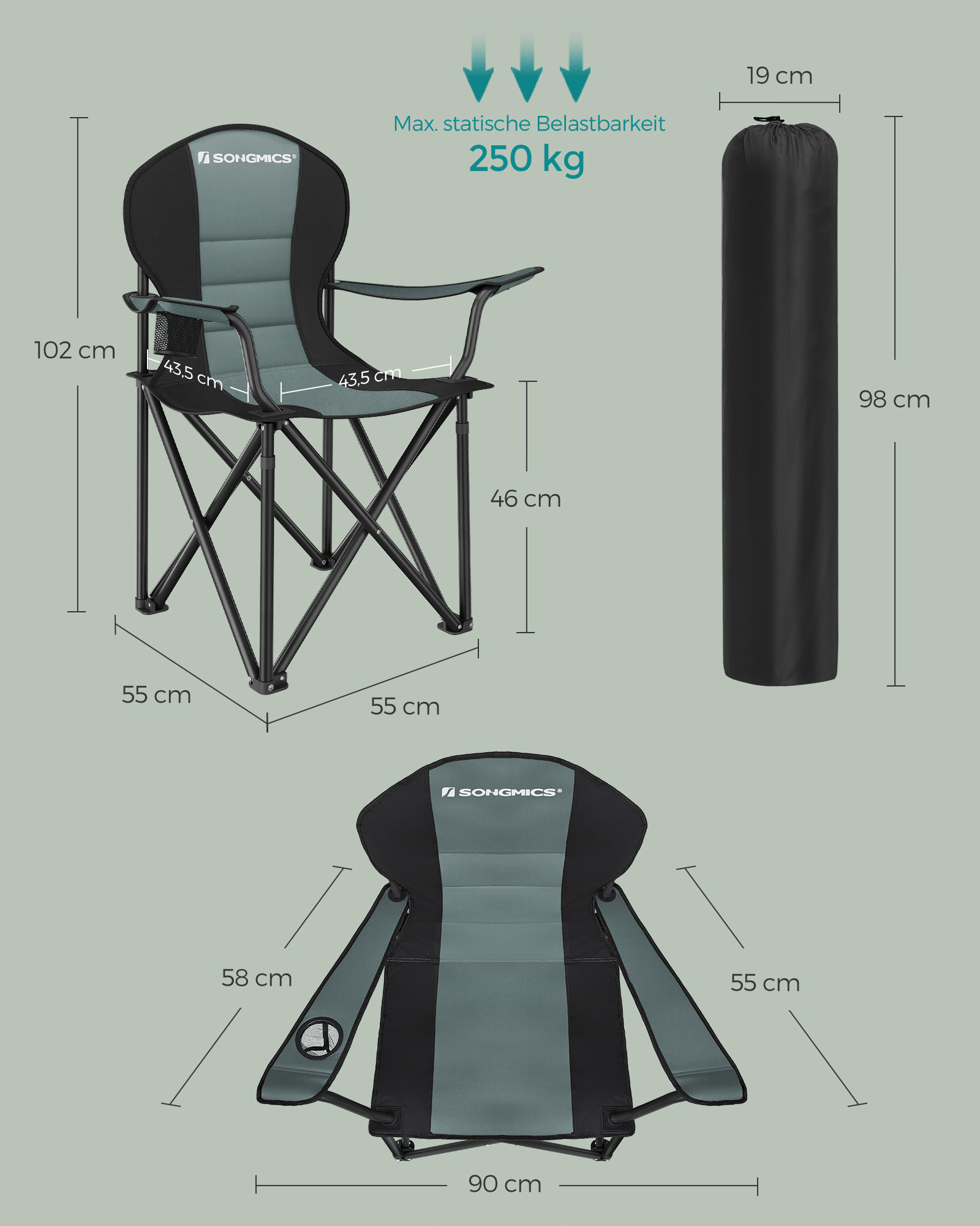 Kempingová stolička GCB006C01