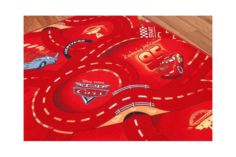 Detský koberec DISNEY CARS červený