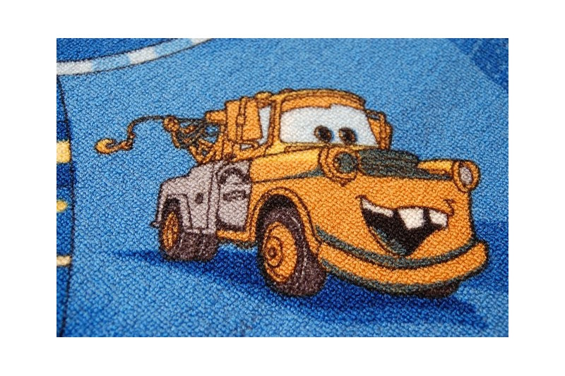 Dětský koberec DISNEY CARS modrý