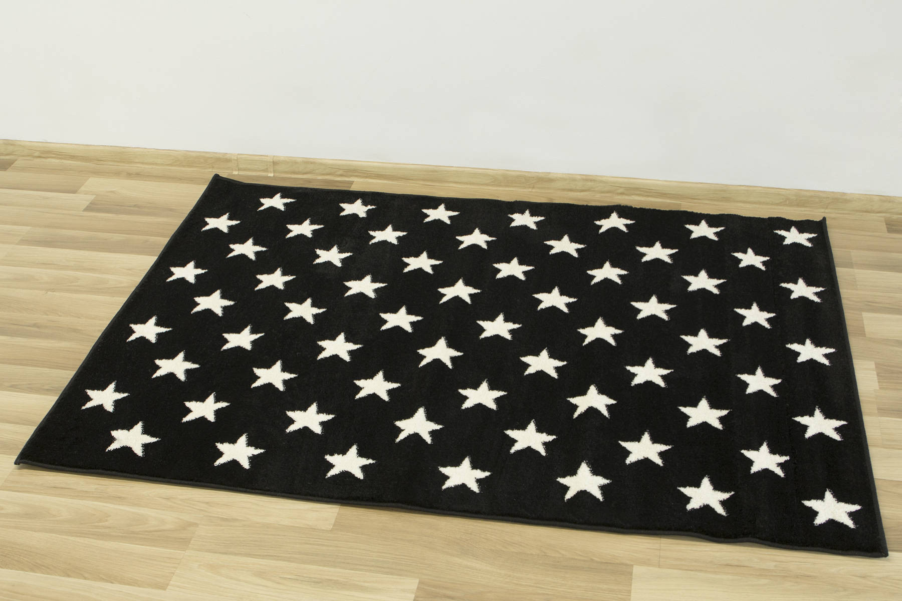 Dětský koberec Fushe 2327 Hvězdy černý
