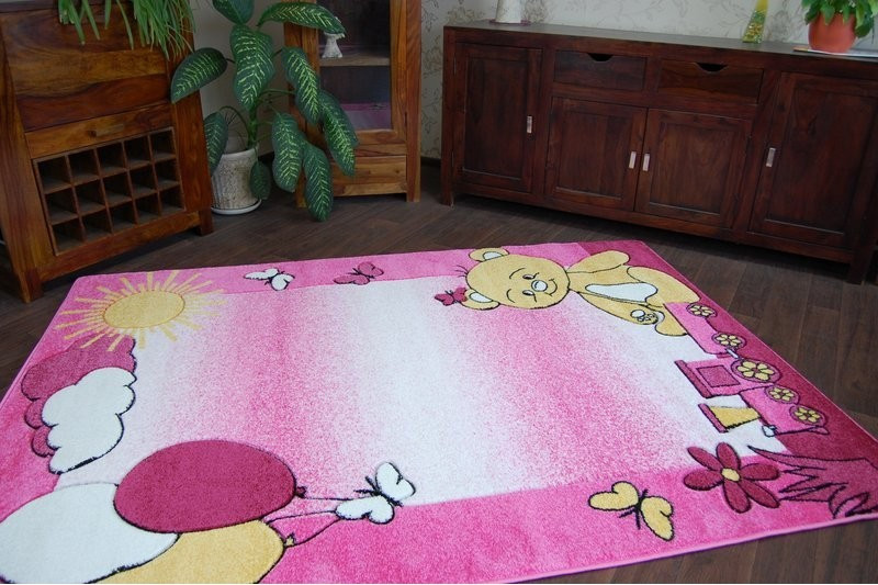 Dětský koberec Happy C210 růžový