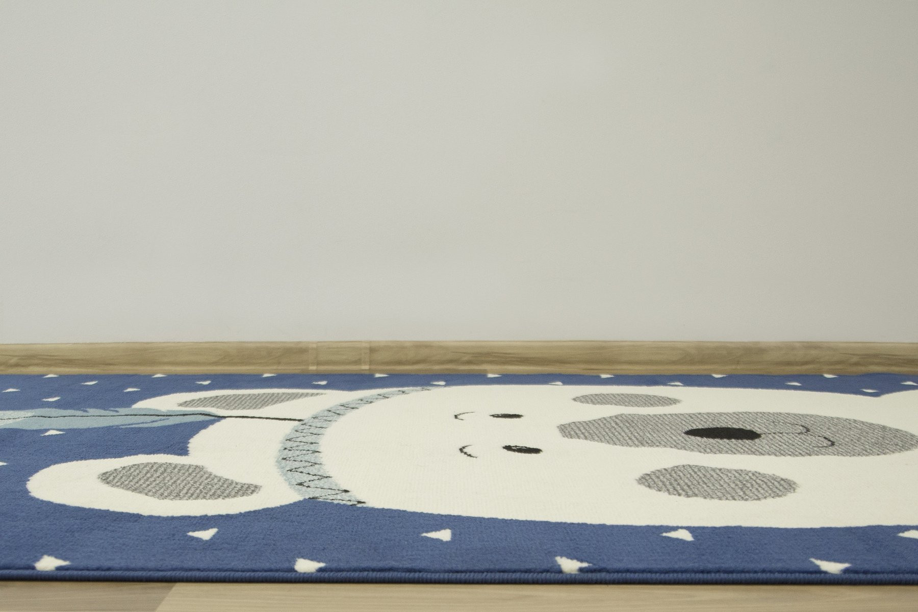 Dětský koberec Luna Kids 534222/94955 - Medvídek indián, modrý