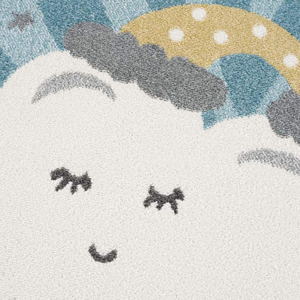 Dětský koberec Oblaky Anime 9380 modrý