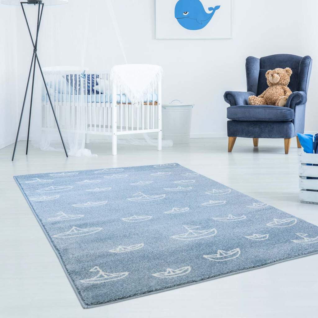 Dětský koberec Plachetnice Bueno 1457 modrý