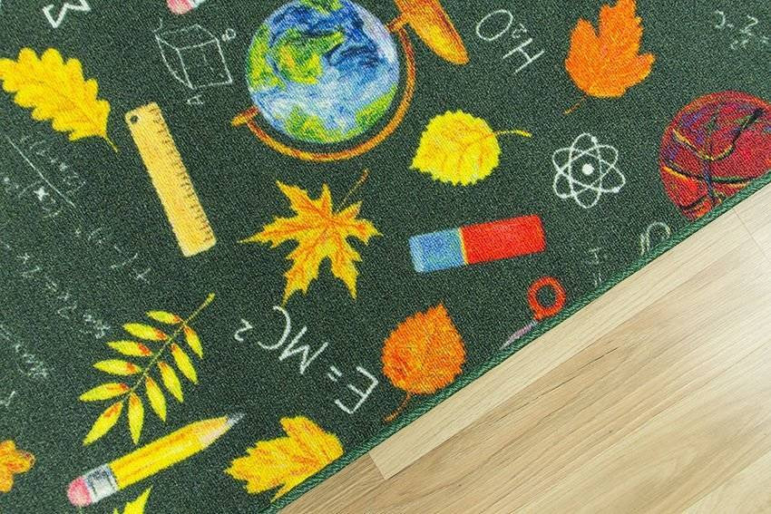 Dětský koberec Škola - vícebarevný