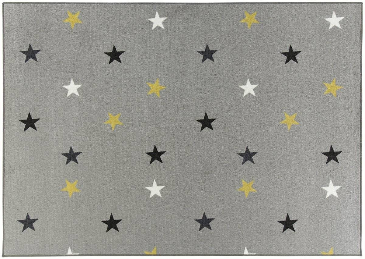 Detský koberec Stars 19 sivý