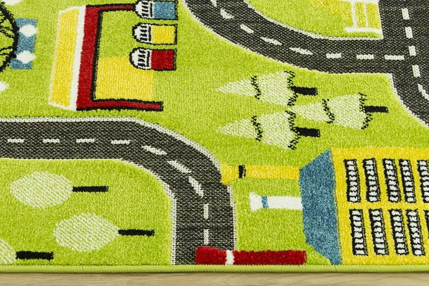 Detský koberec Streets 594 zelený
