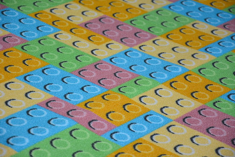 Dětský metrážový koberec LEGO