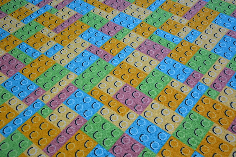 Detský metrážny koberec LEGO