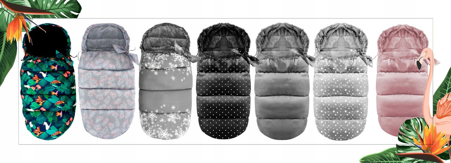 Detský spací vak ICE čierny s bodkami