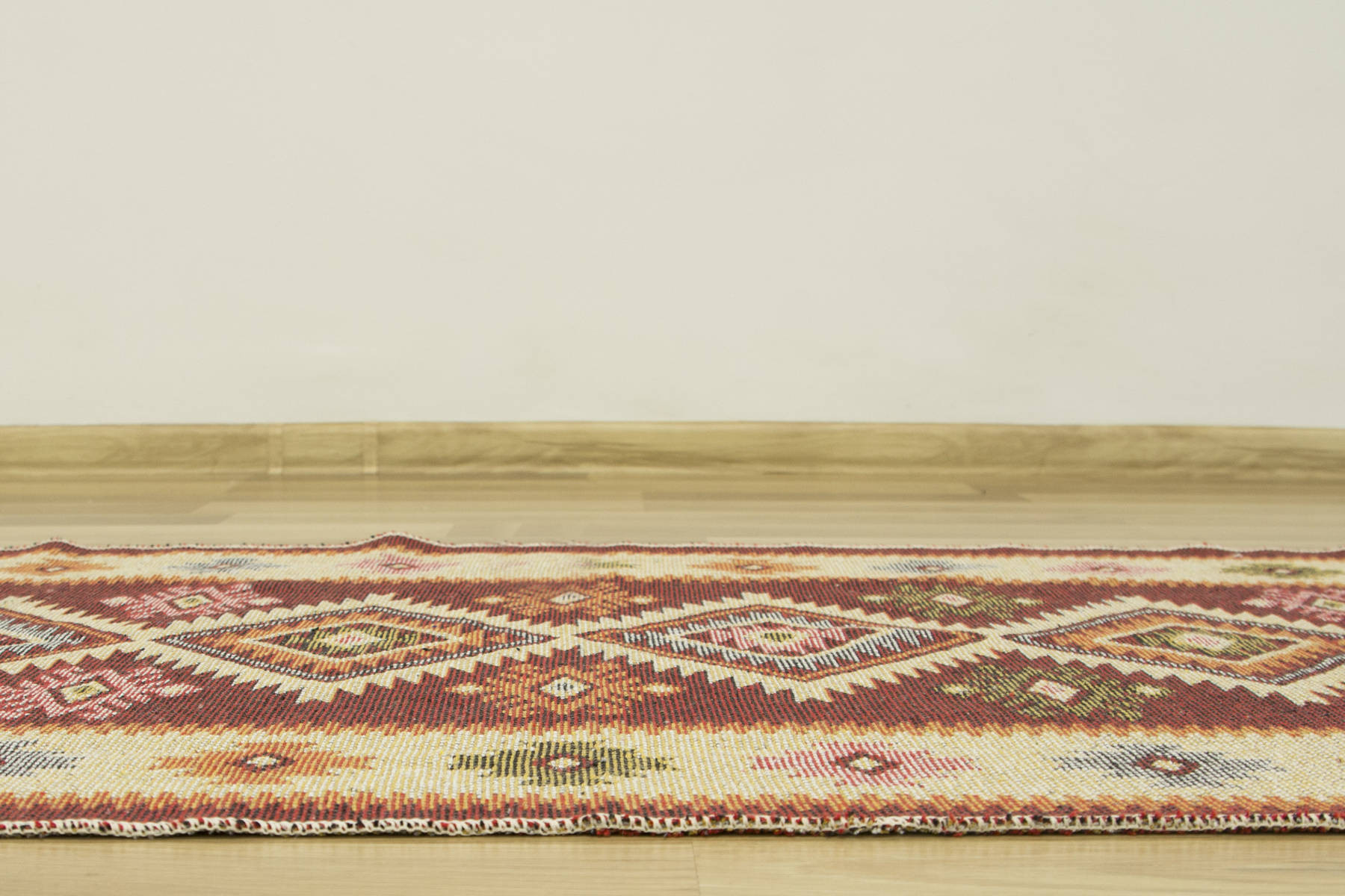 Oboustranný koberec / běhoun Kilim bordový
