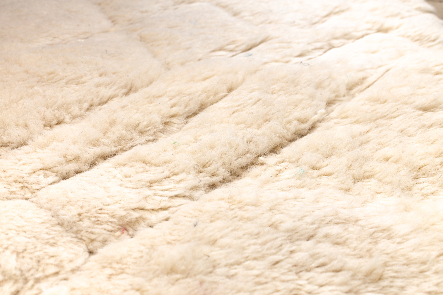 Ručně tkaný vlněný koberec BERBER MR4365 Beni Mrirt berber kosočtverce, béžový