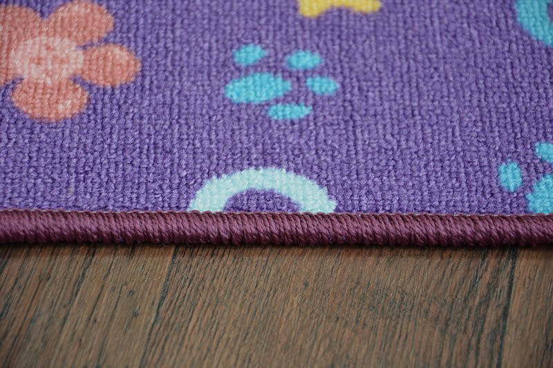Detský koberec Numbers fialový