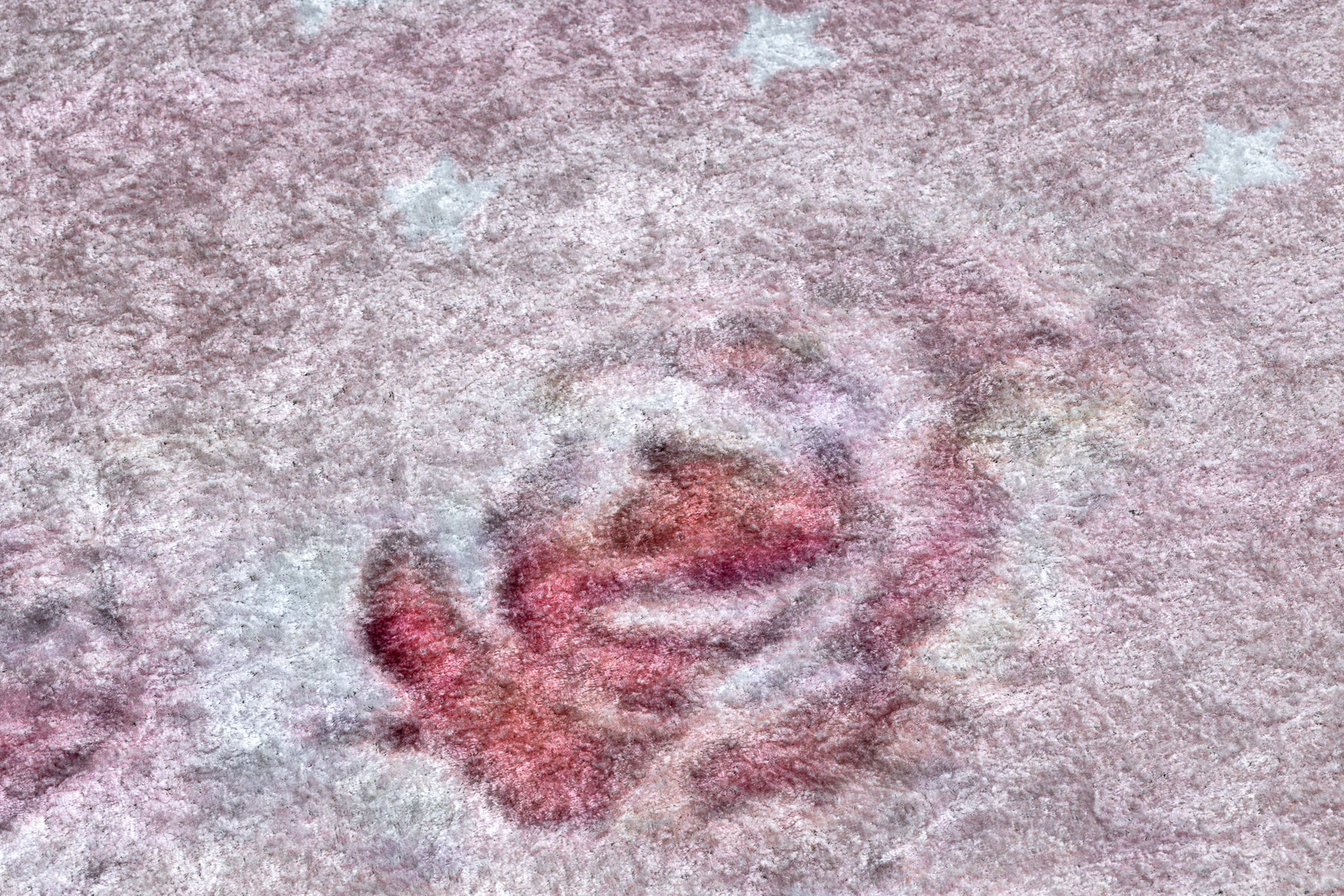 Detský koberec JUNIOR 51549.802 koruna, kruh - ružový 