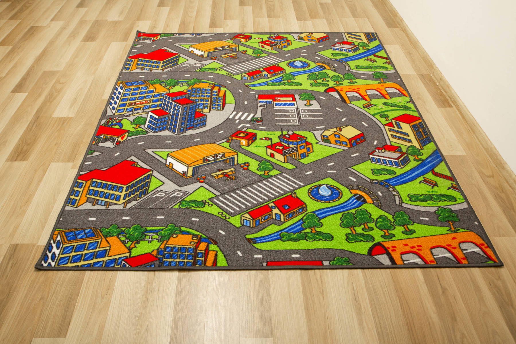 Detský koberec Clever Town uličky 