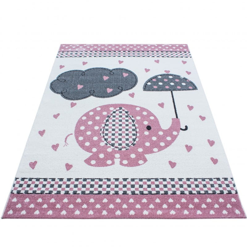Detský koberec Sloník ružový