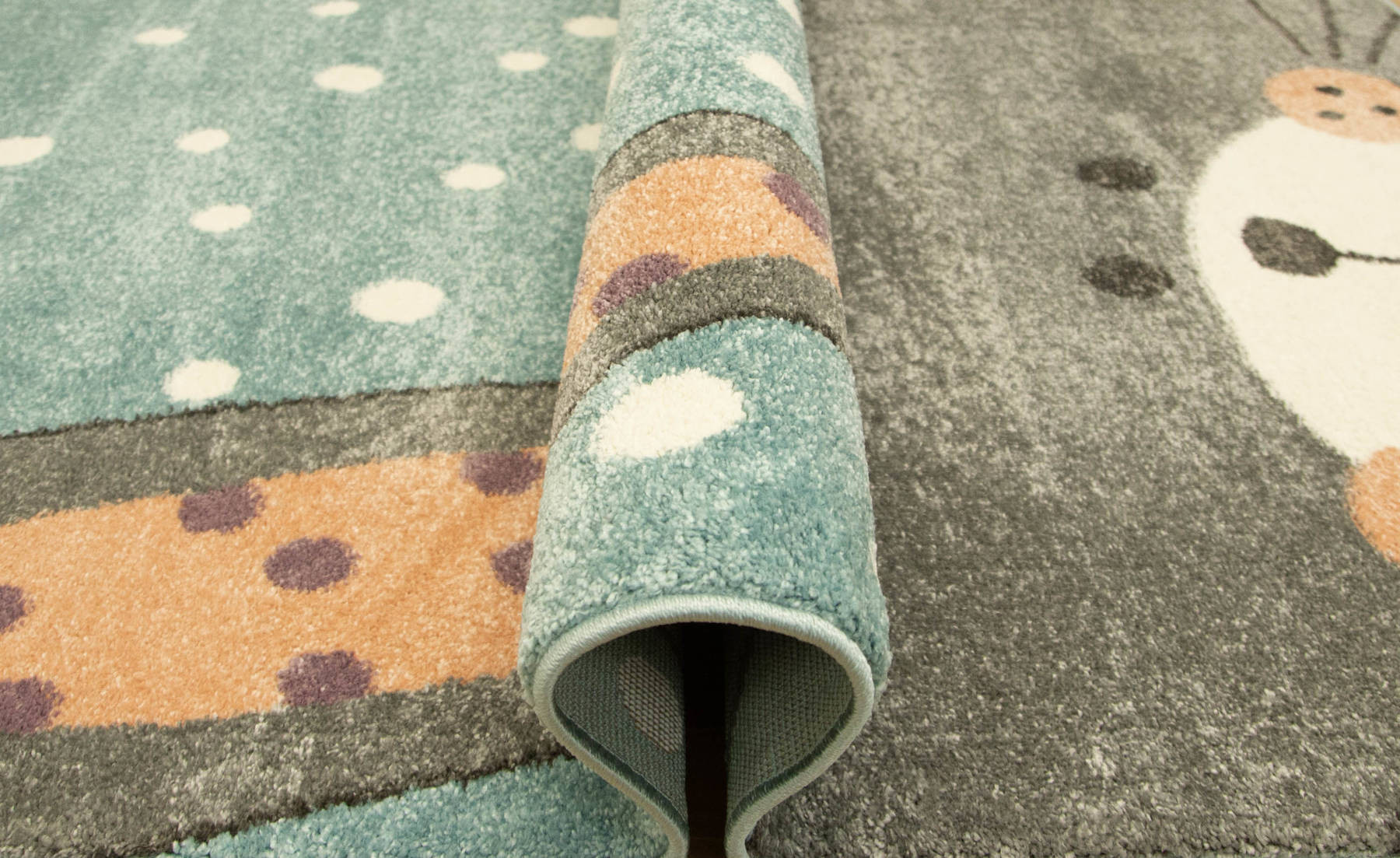 Dětský koberec Lima 1316C šedý / modrý